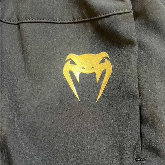 Black Athletic Shorts with Moisture-Wicking Fabric - Picture 3 of 5